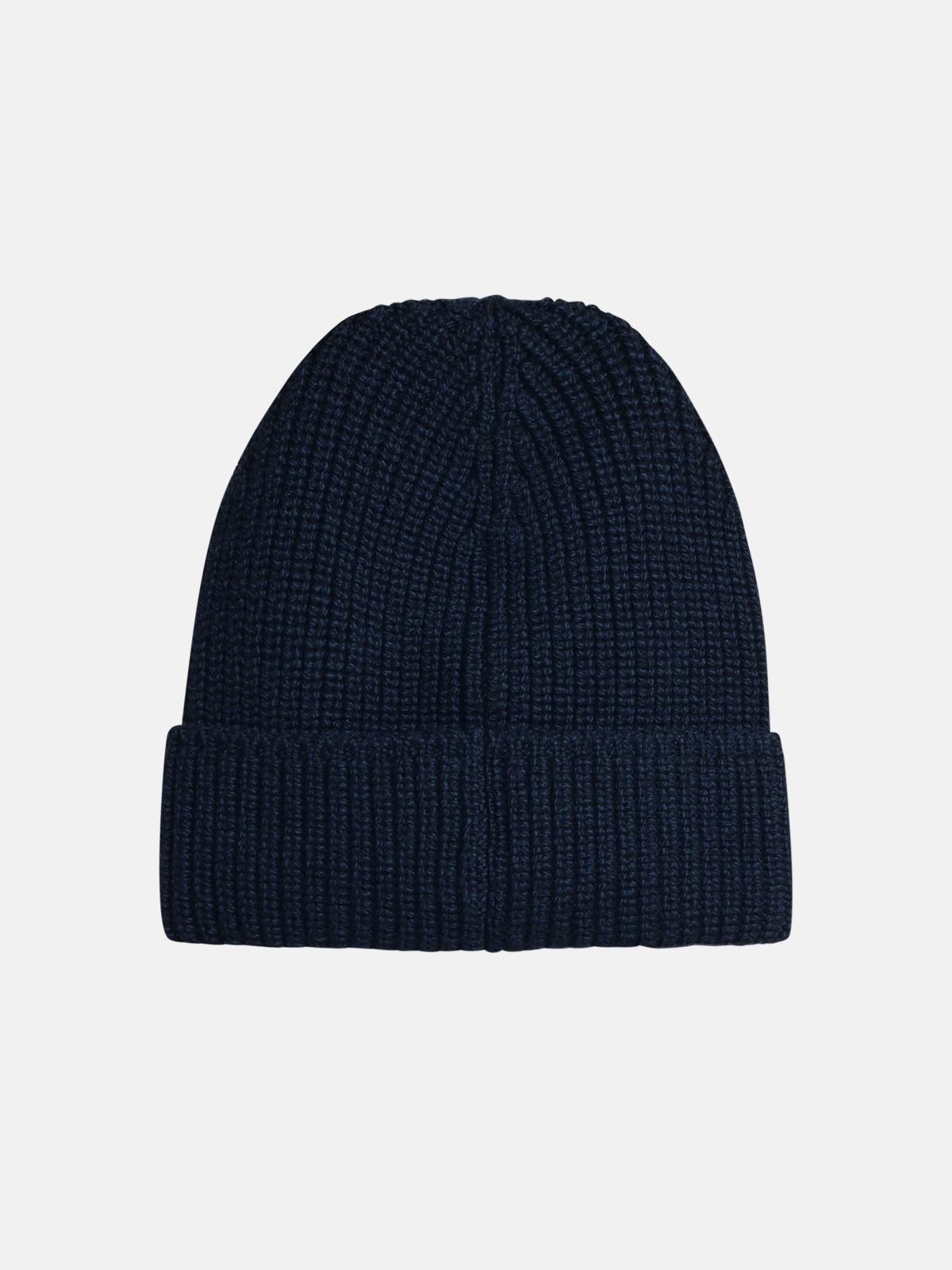 ARTIC DISC BLUE WOOL BEANIE - 2