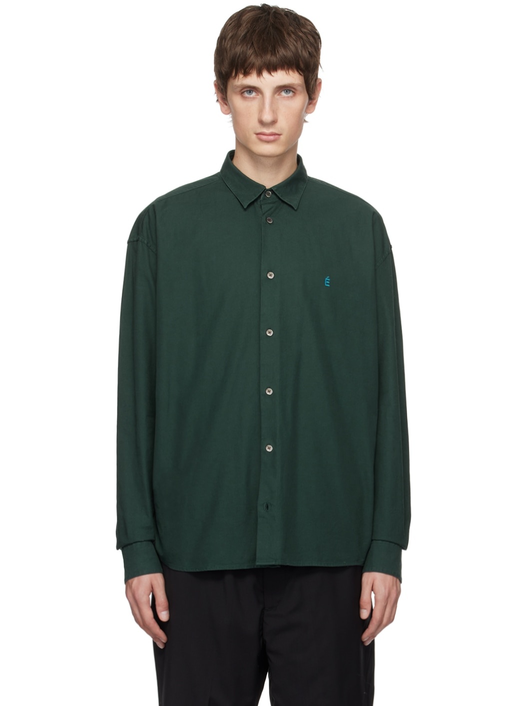 Green Lyrique Accent Shirt - 1