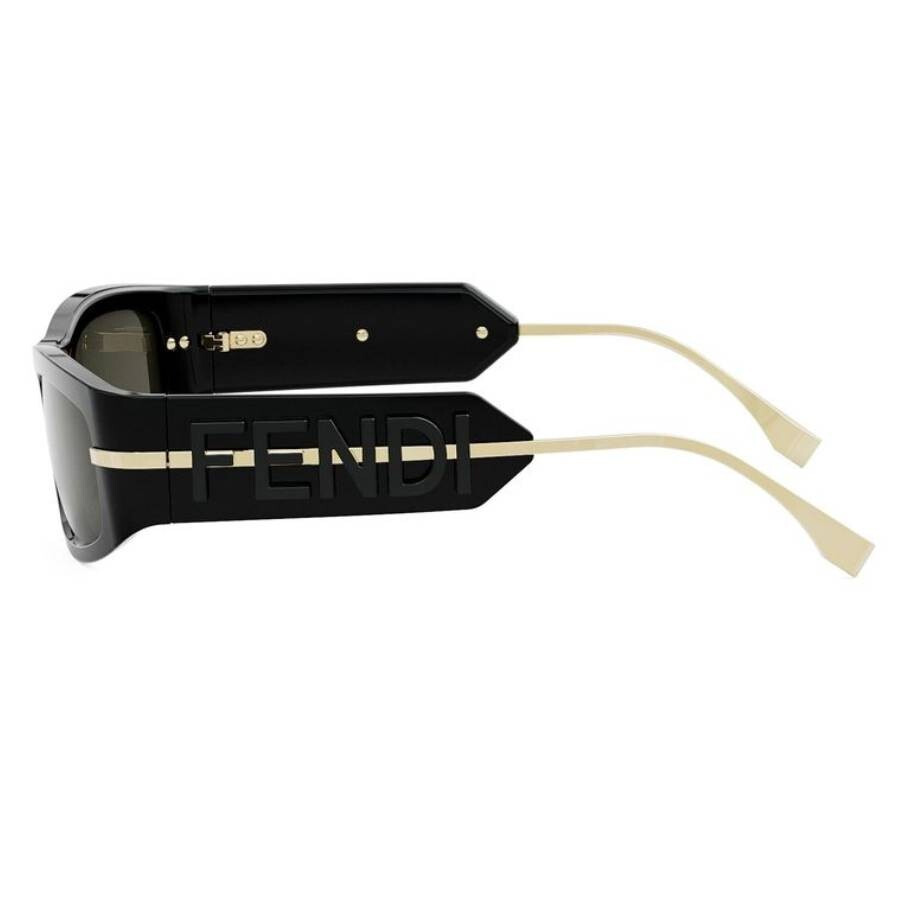 Fendi Smoke Wrap Ladies Sunglasses FE40120I 01A 57 - 3