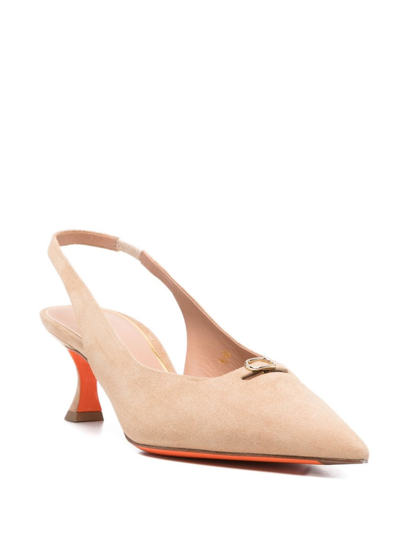 Santoni suede pumps outlook