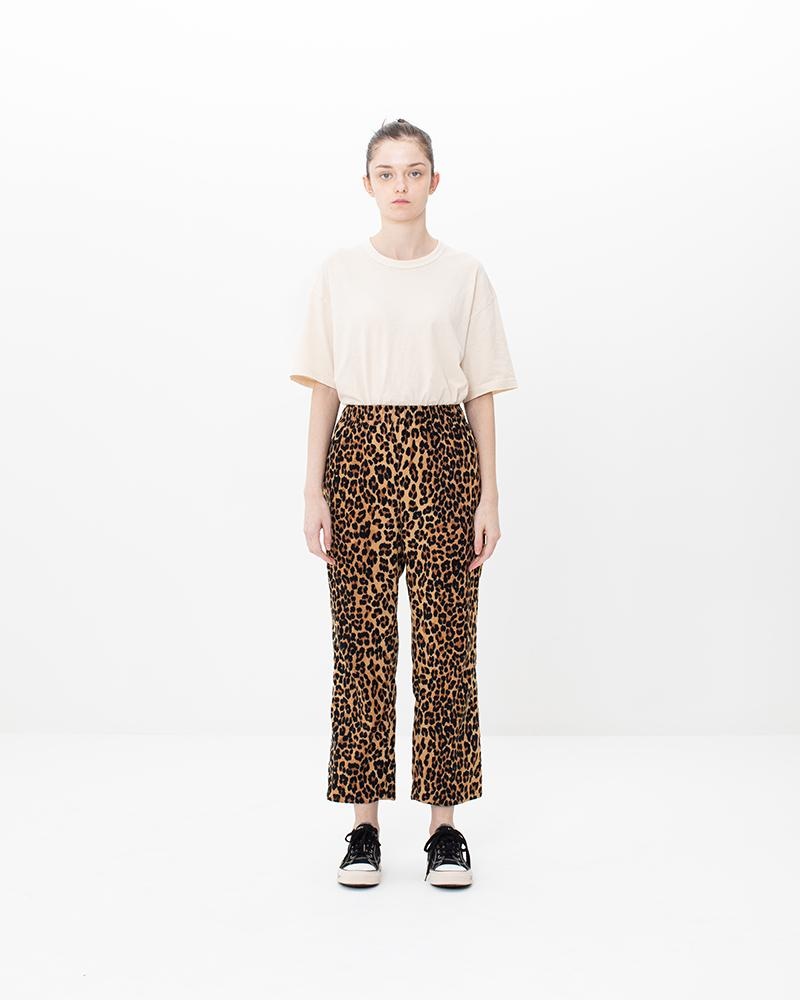 ALISON PANTS LEOPARD W BEIGE - 3
