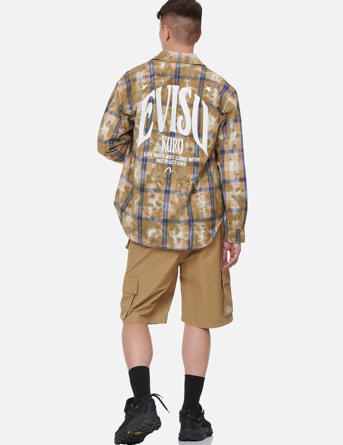 Tie-dyed Check Shirt - 3