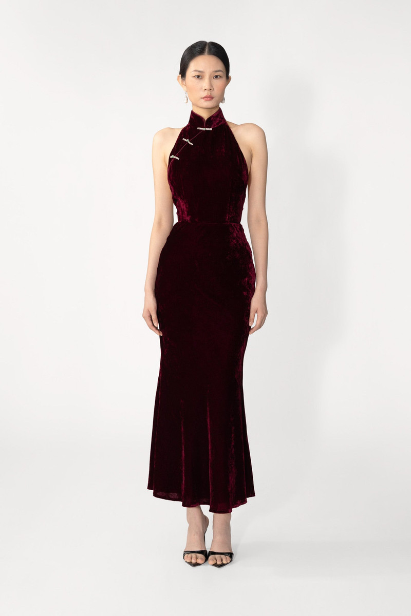 OPHELIA VELVET DRESS 1