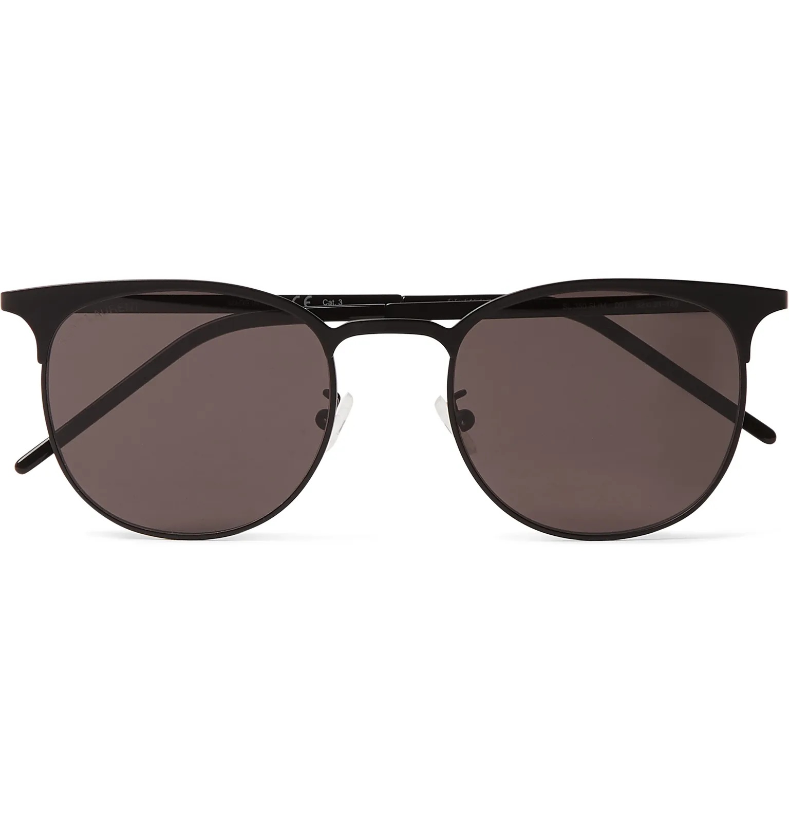 D-Frame Metal Sunglasses - 1