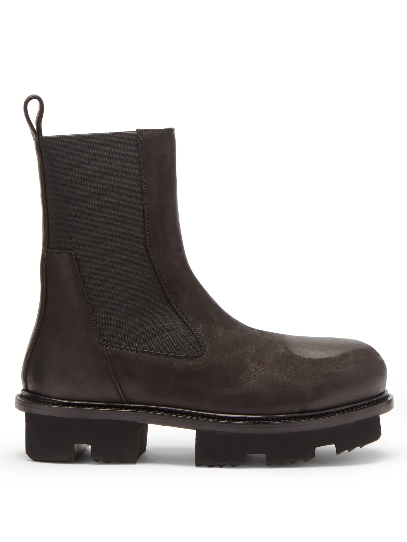 Bozo Megatooth scratched-leather Chelsea boots - 1