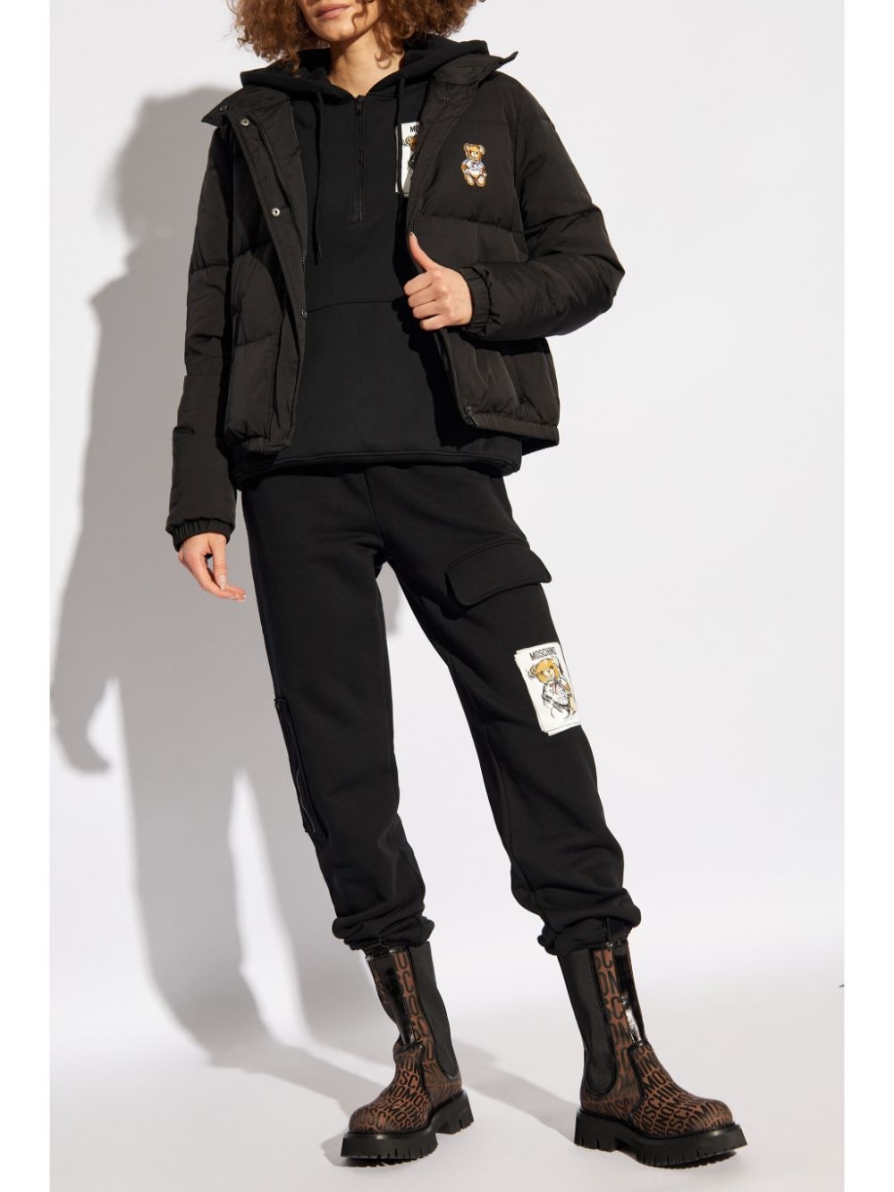 logo-patch hoodie - 2
