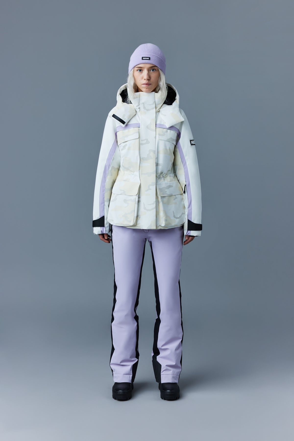 ICLYN-R Medium down ski jacket with removable hood - 2
