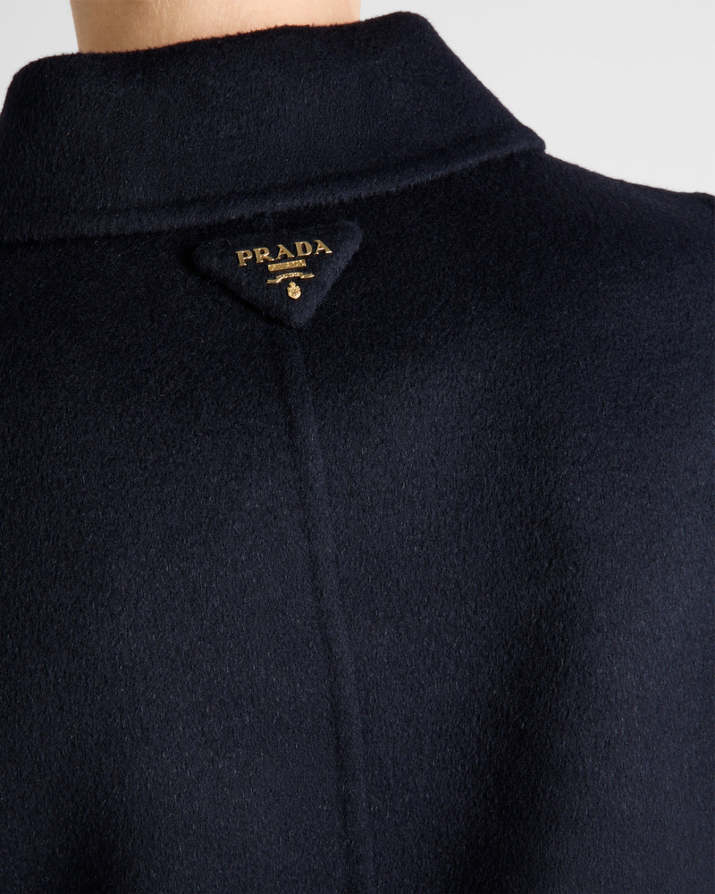 Double-breasted cashgora coat 6