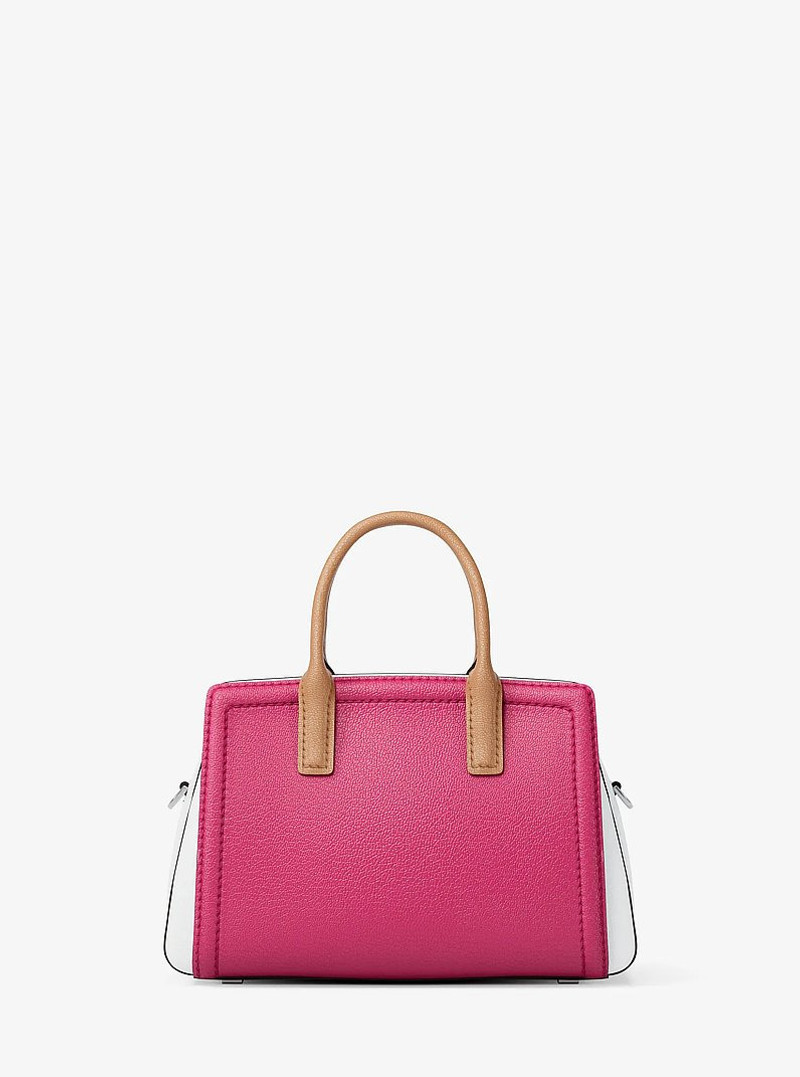 Laila Extra-Small Color-Block Leather Crossbody Bag 5