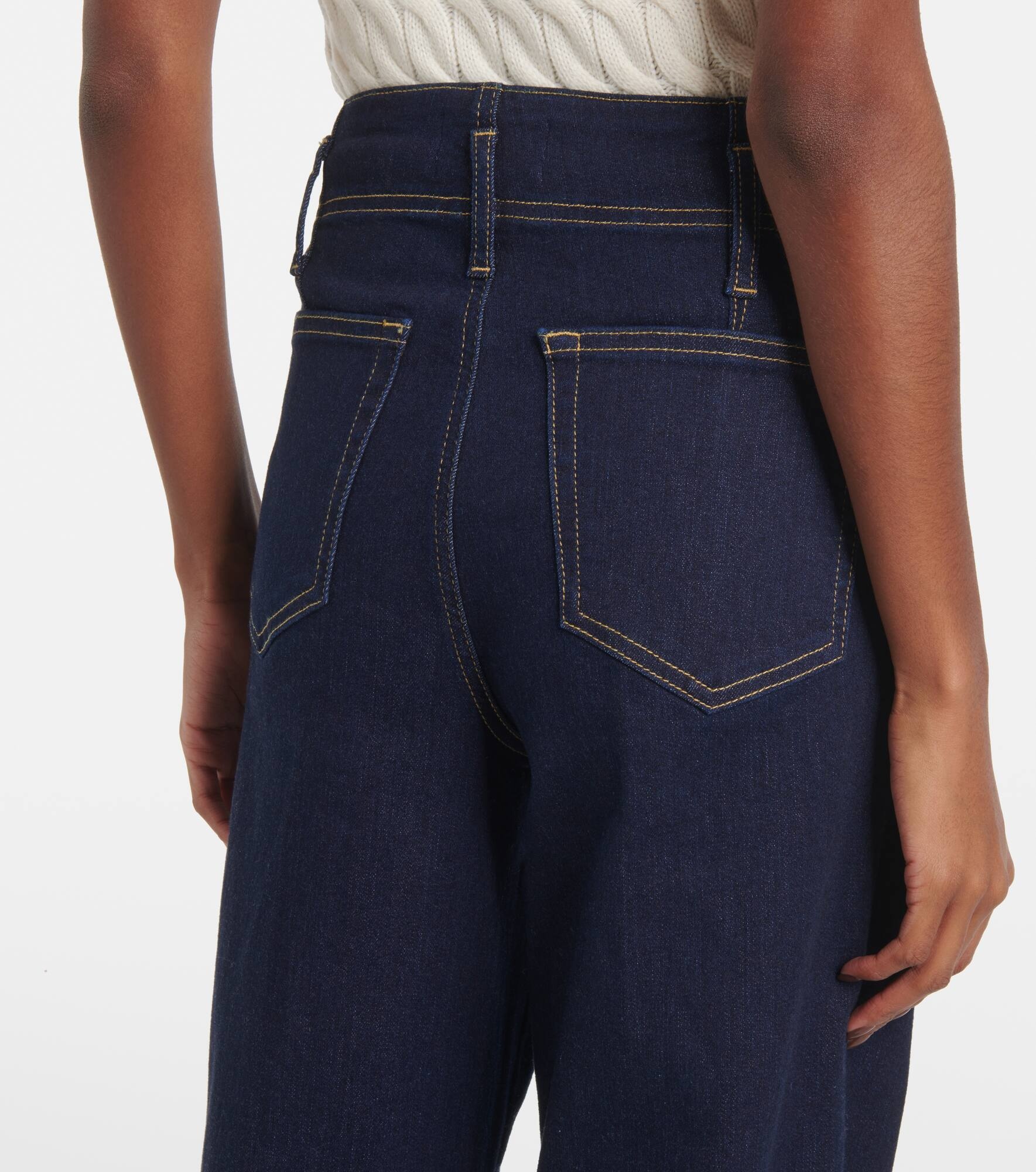 The Seamed Wide high-rise jeans - 6