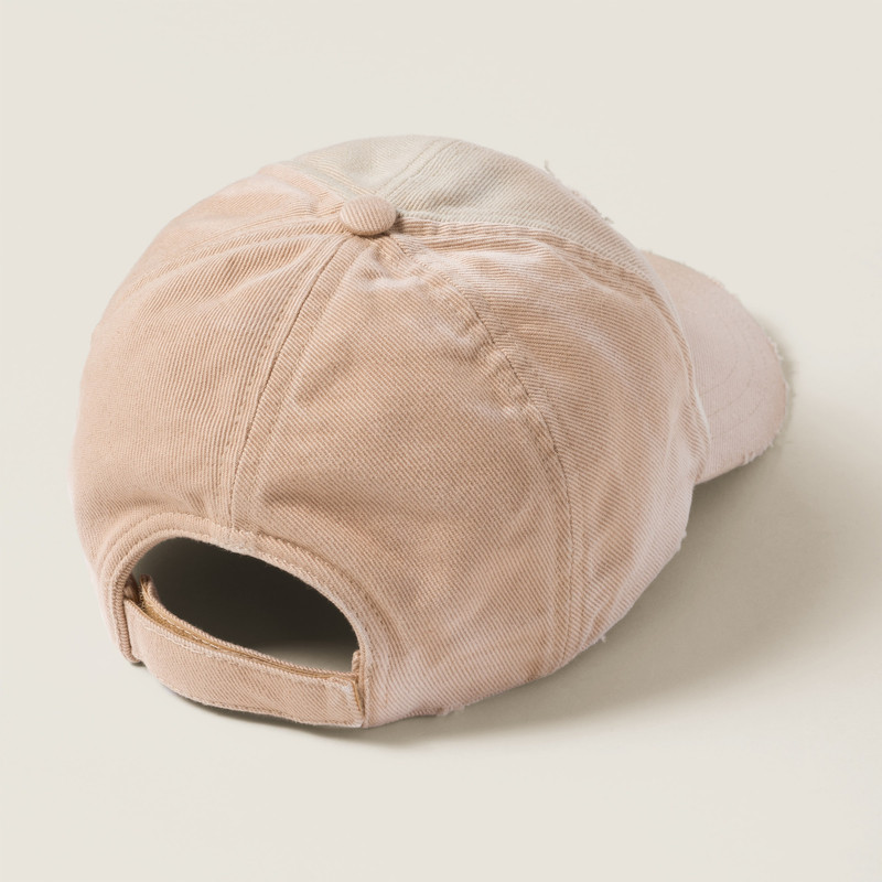 Denim baseball cap 3