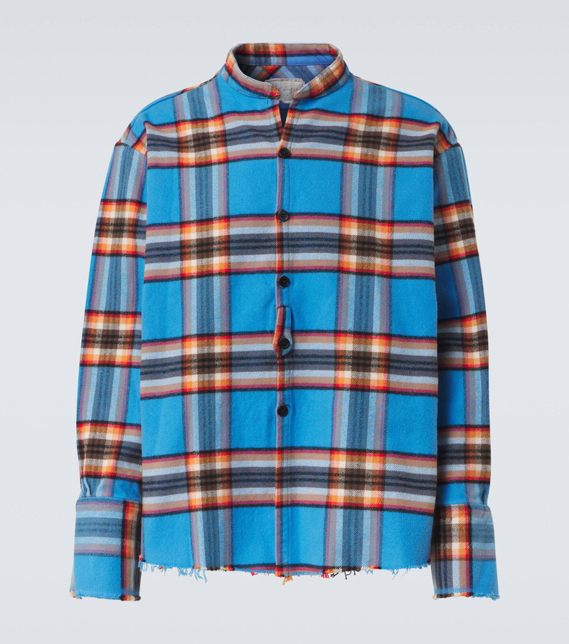 Plaid cotton shirt - 1