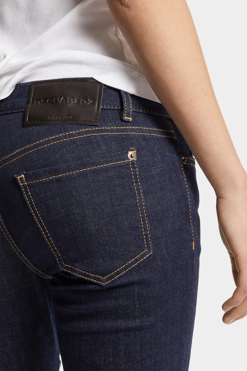 DARK RINCE WASH JENNIFER JEANS - 6