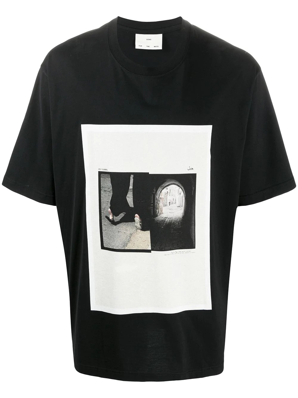 photo print T-shirt - 1