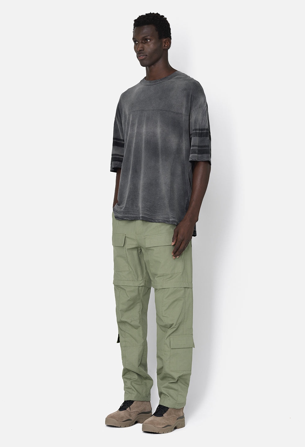 RIP STOP ZIP CARGO PANT - 5