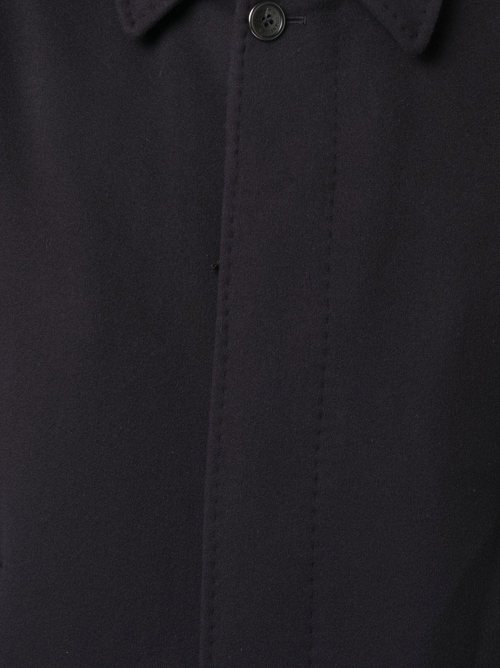single-breasted button-fastening coat - 5