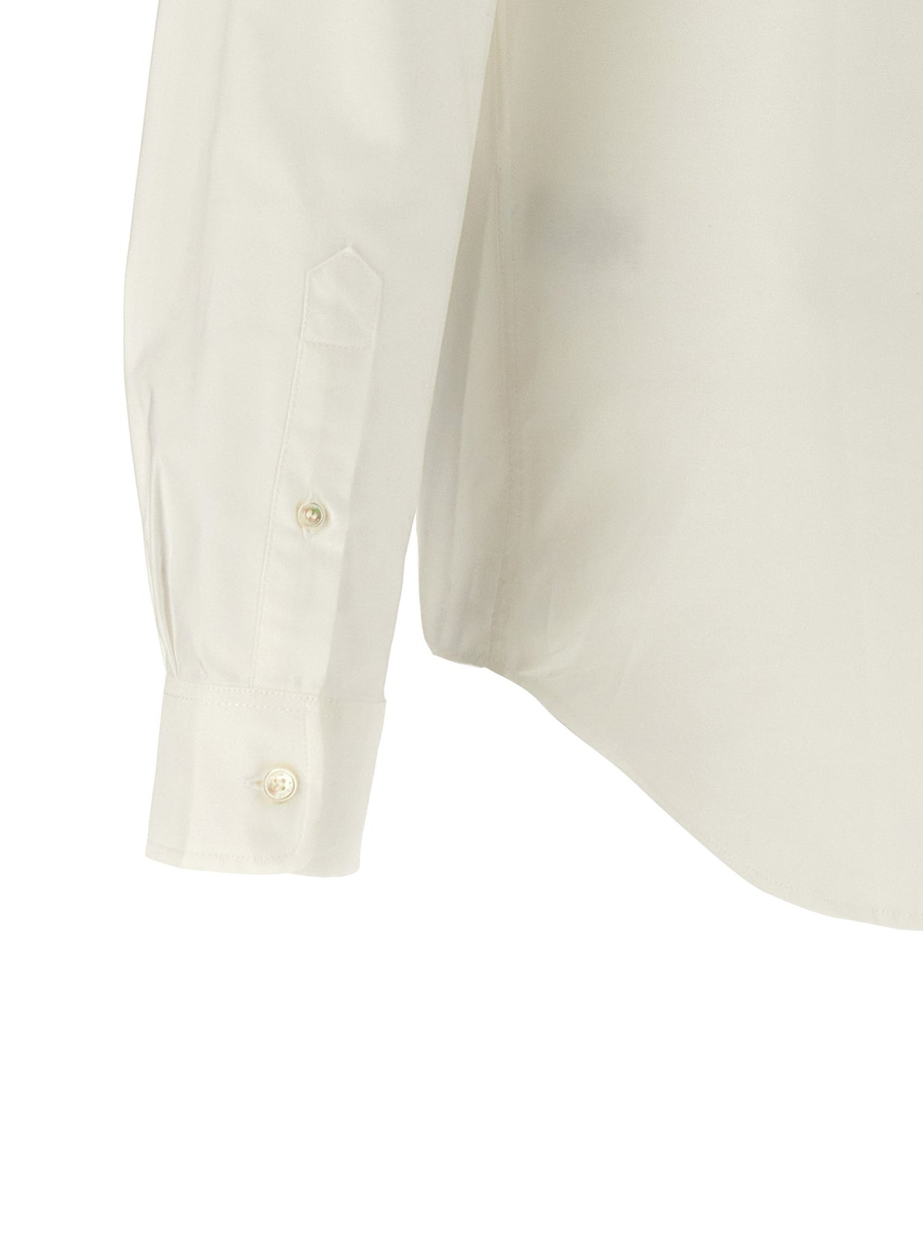 Mini Fox Head Classic Shirt, Blouse White - 4