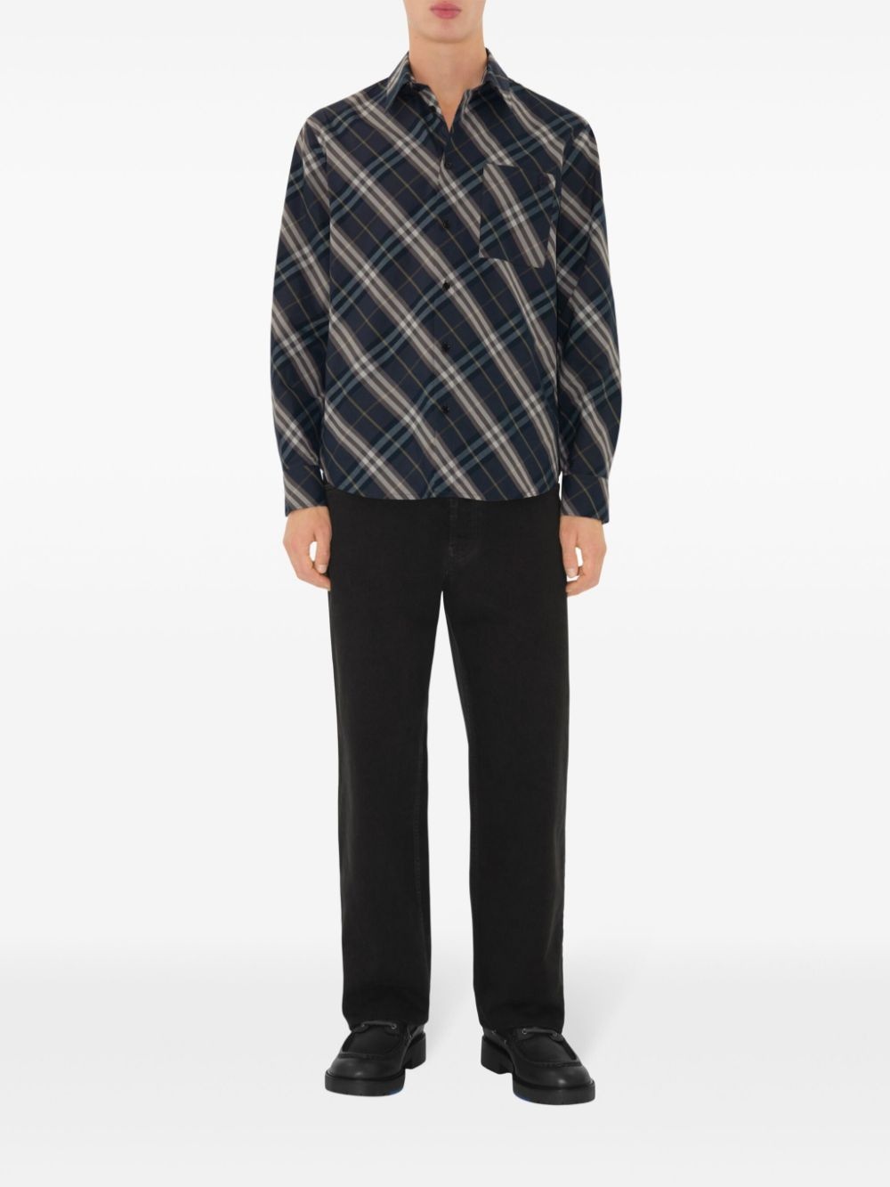 checked shirt - 2