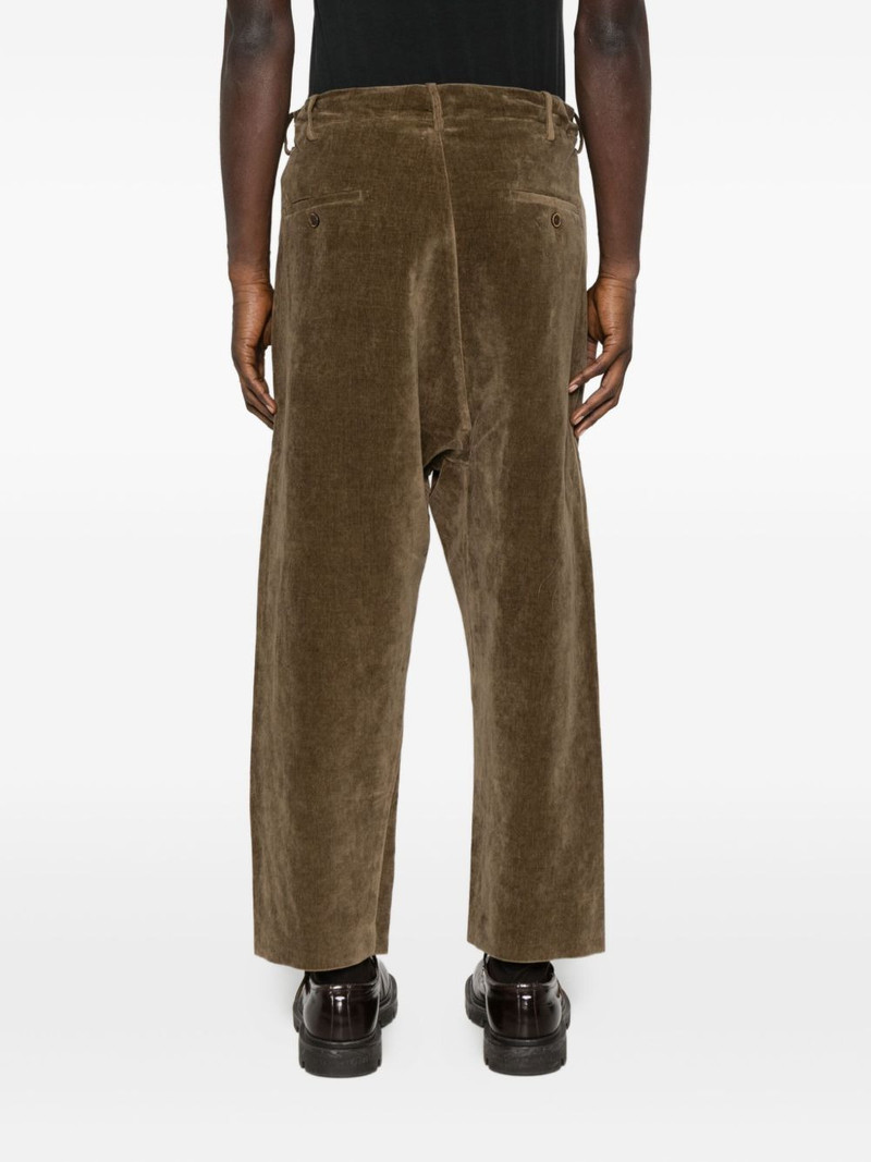 drawstring corduroy trousers 4