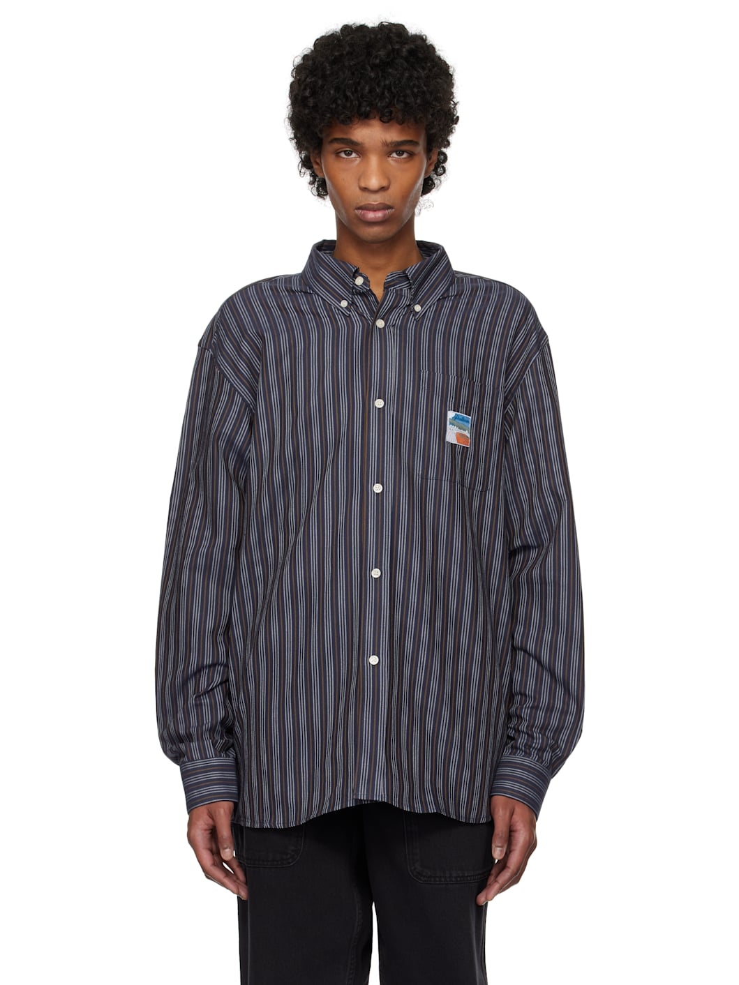 Navy Deuce Oxford Shirt - 1