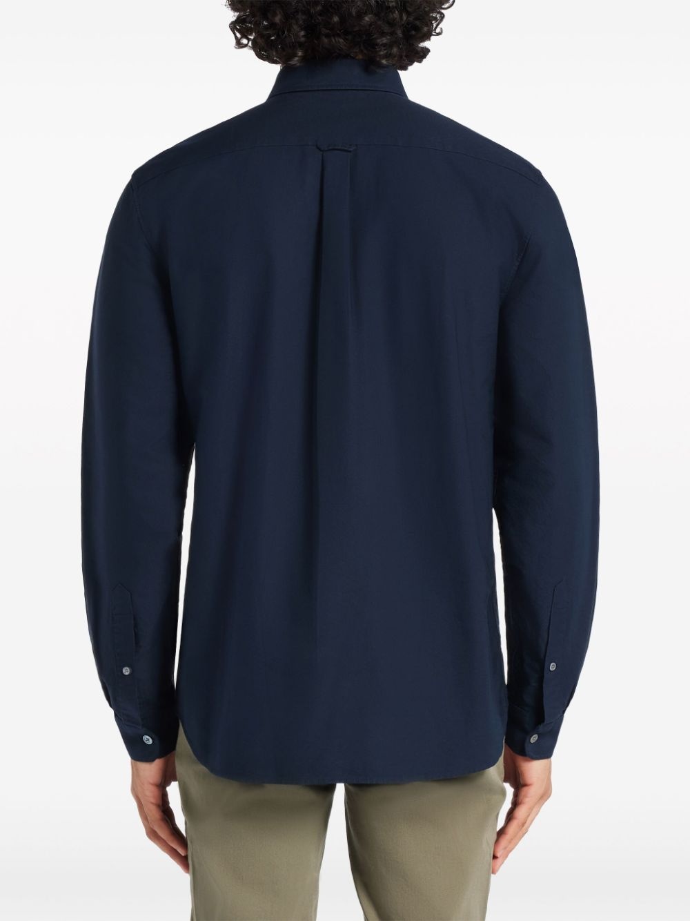 logo-appliquÃ© cotton shirt - 4