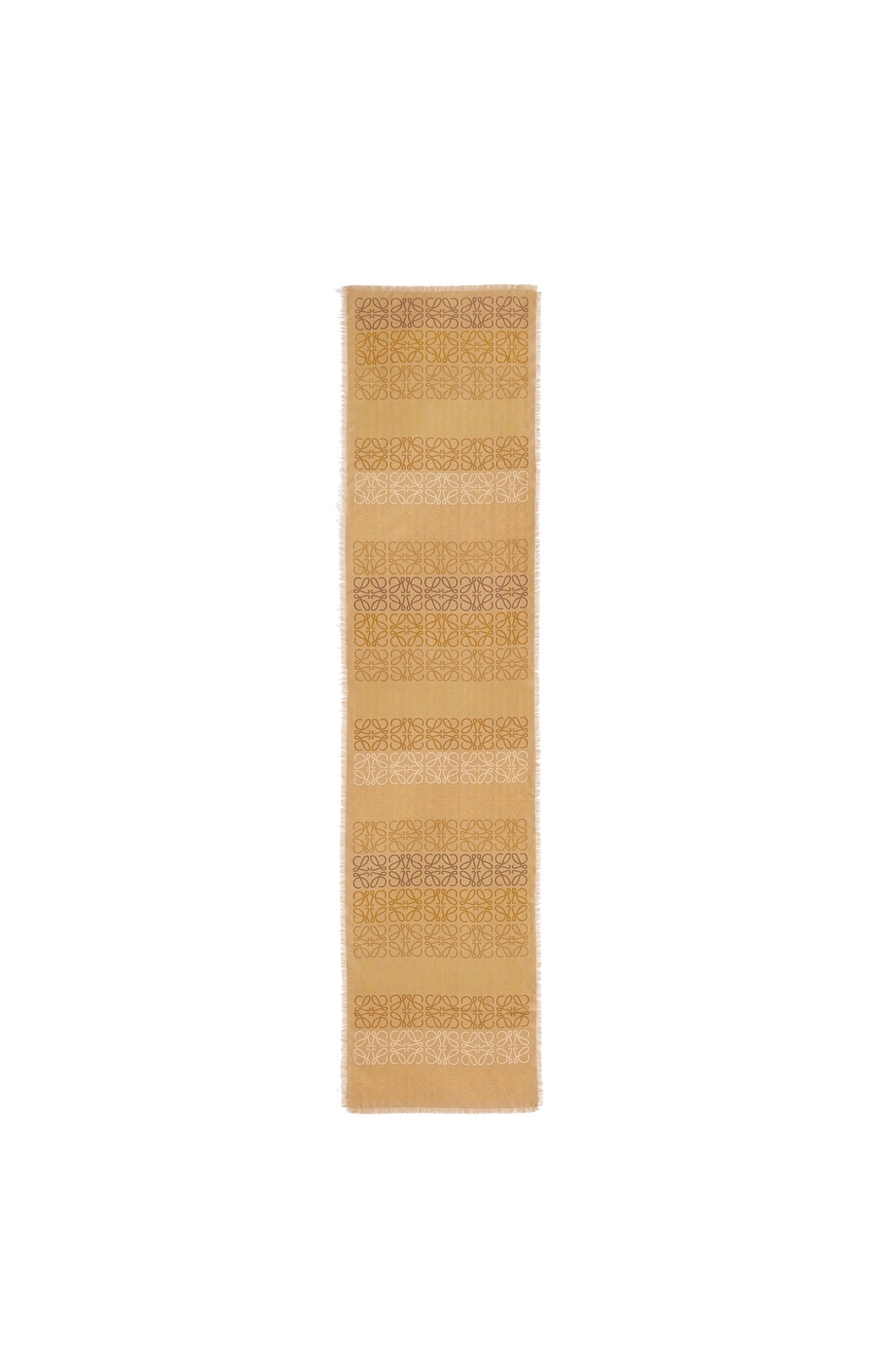 Anagram lines scarf in wool, silk and cashmere - 2