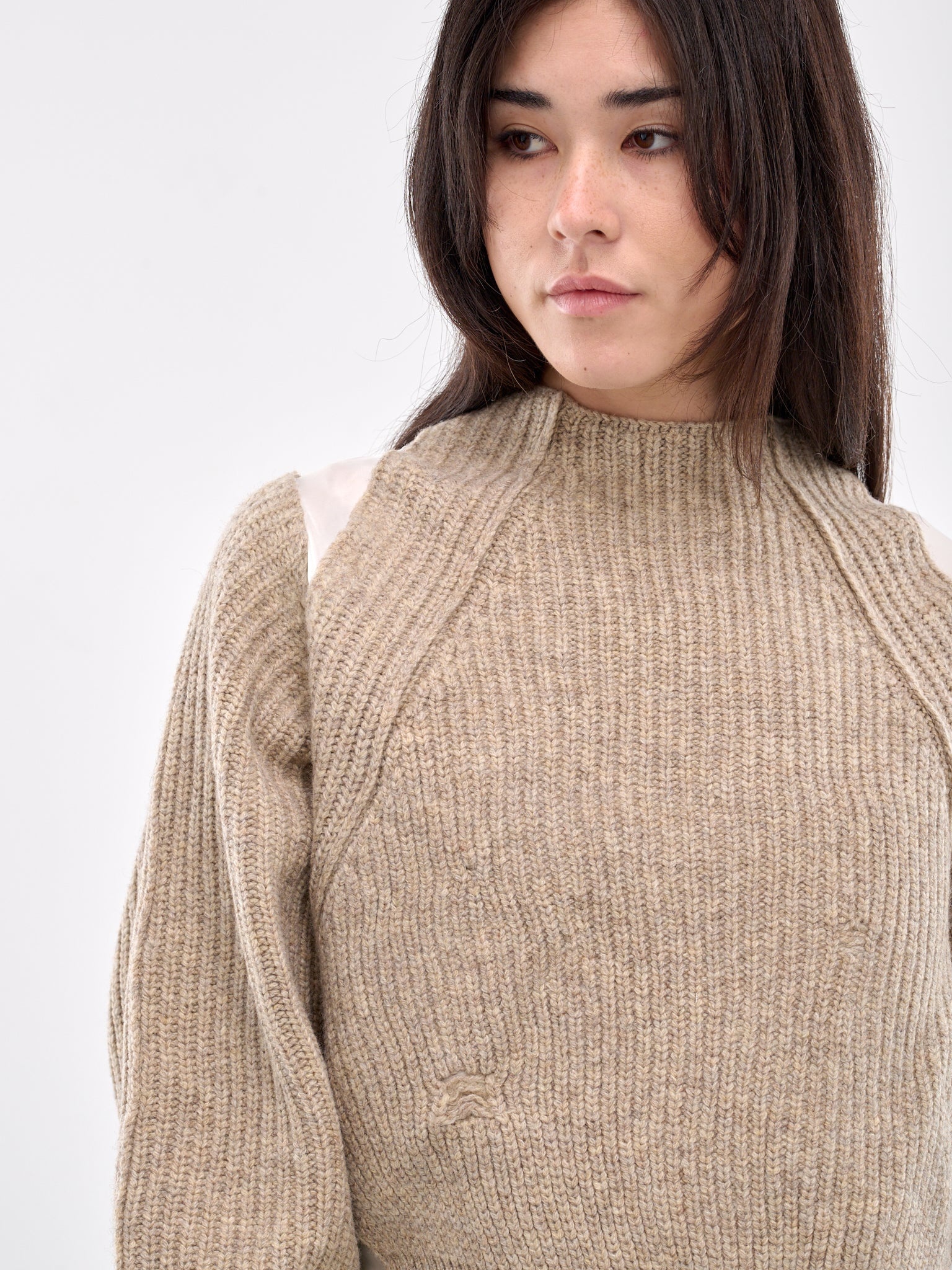 Paneled Sweater - 4