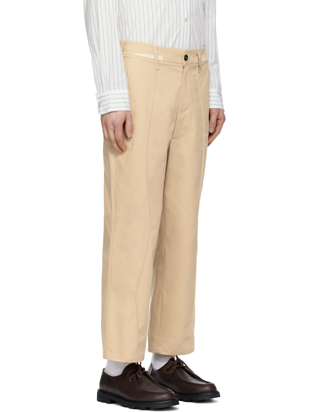 Beige Slack Trousers - 2