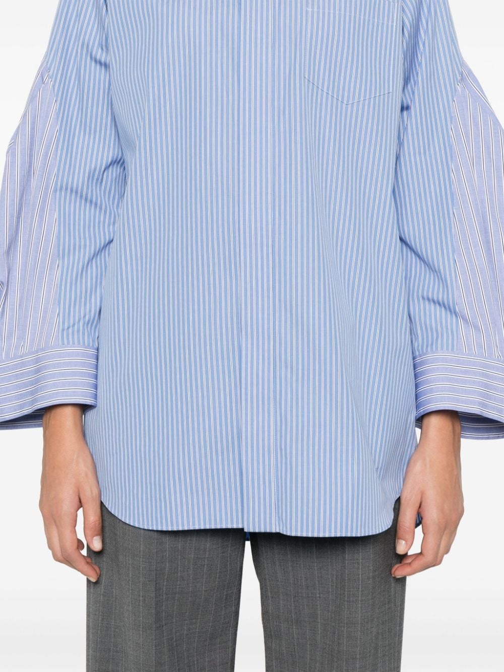 sacai Cotton shirt dress | tessabit | REVERSIBLE