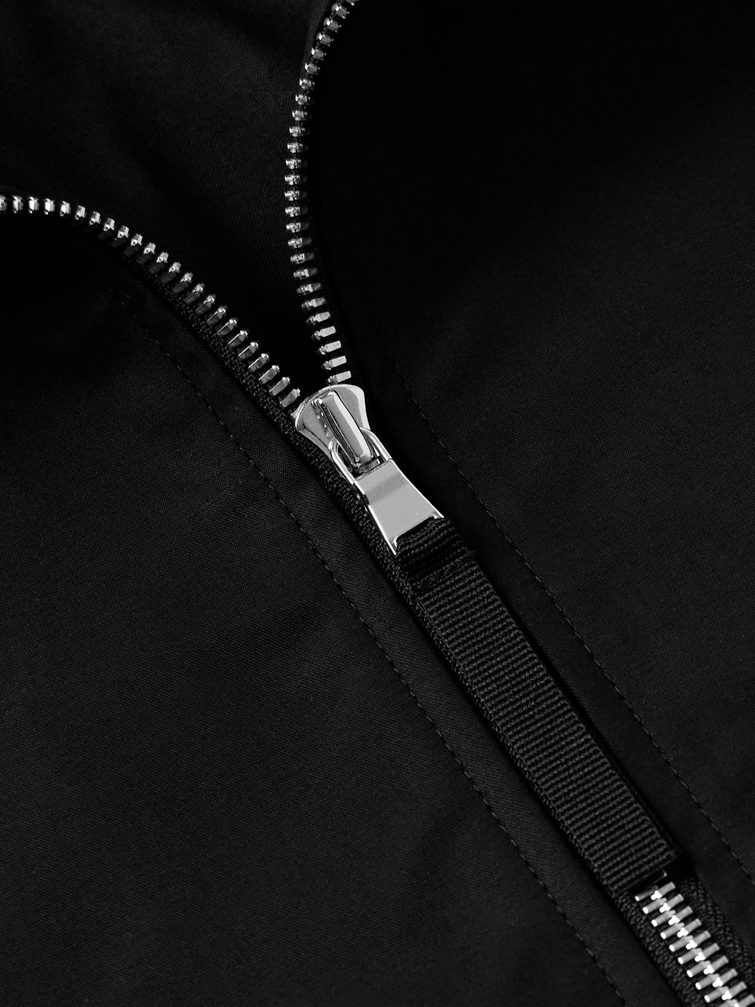 Laurie Cotton-Canvas Bomber Jacket Black - 4