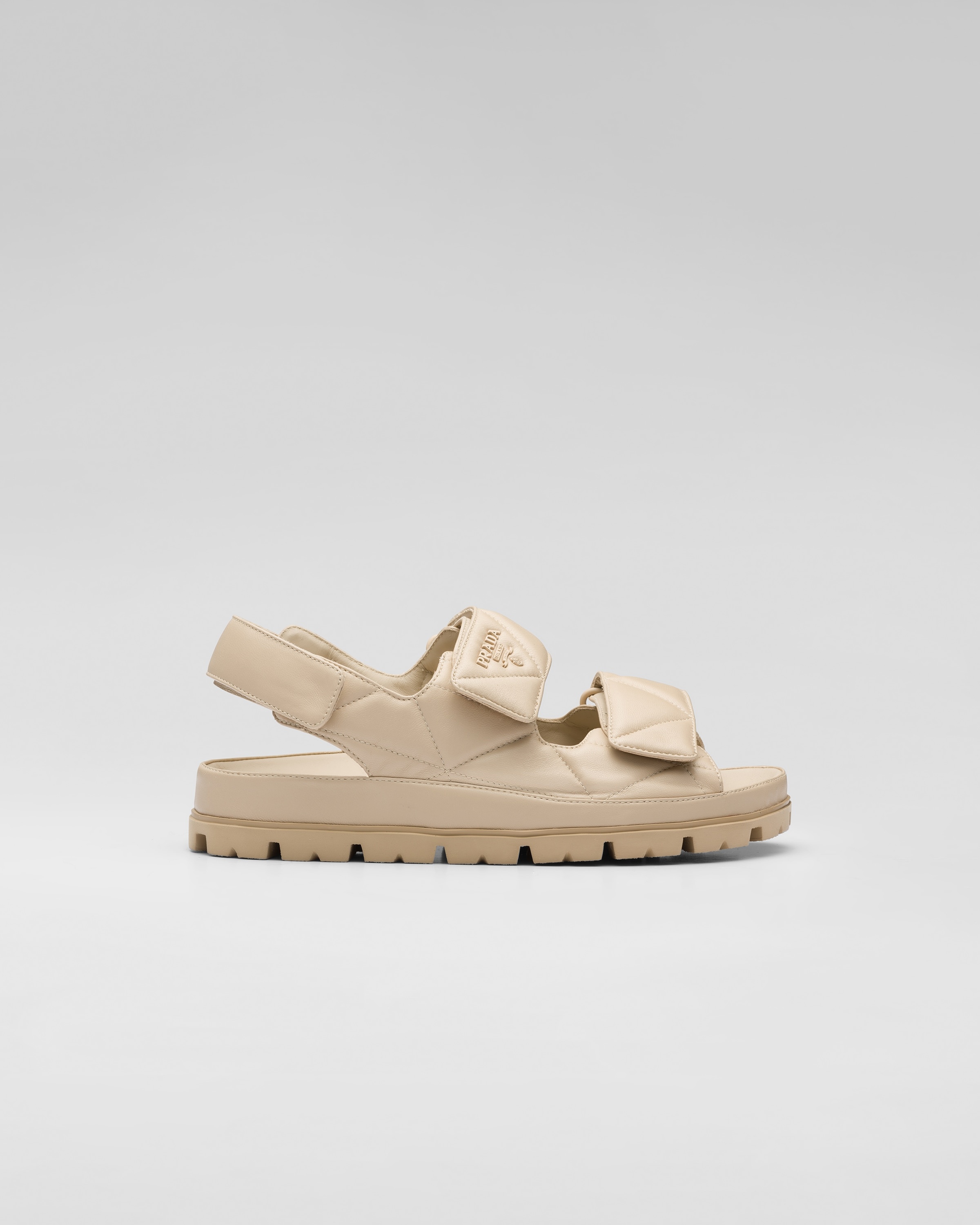 Padded nappa leather sandals - 2