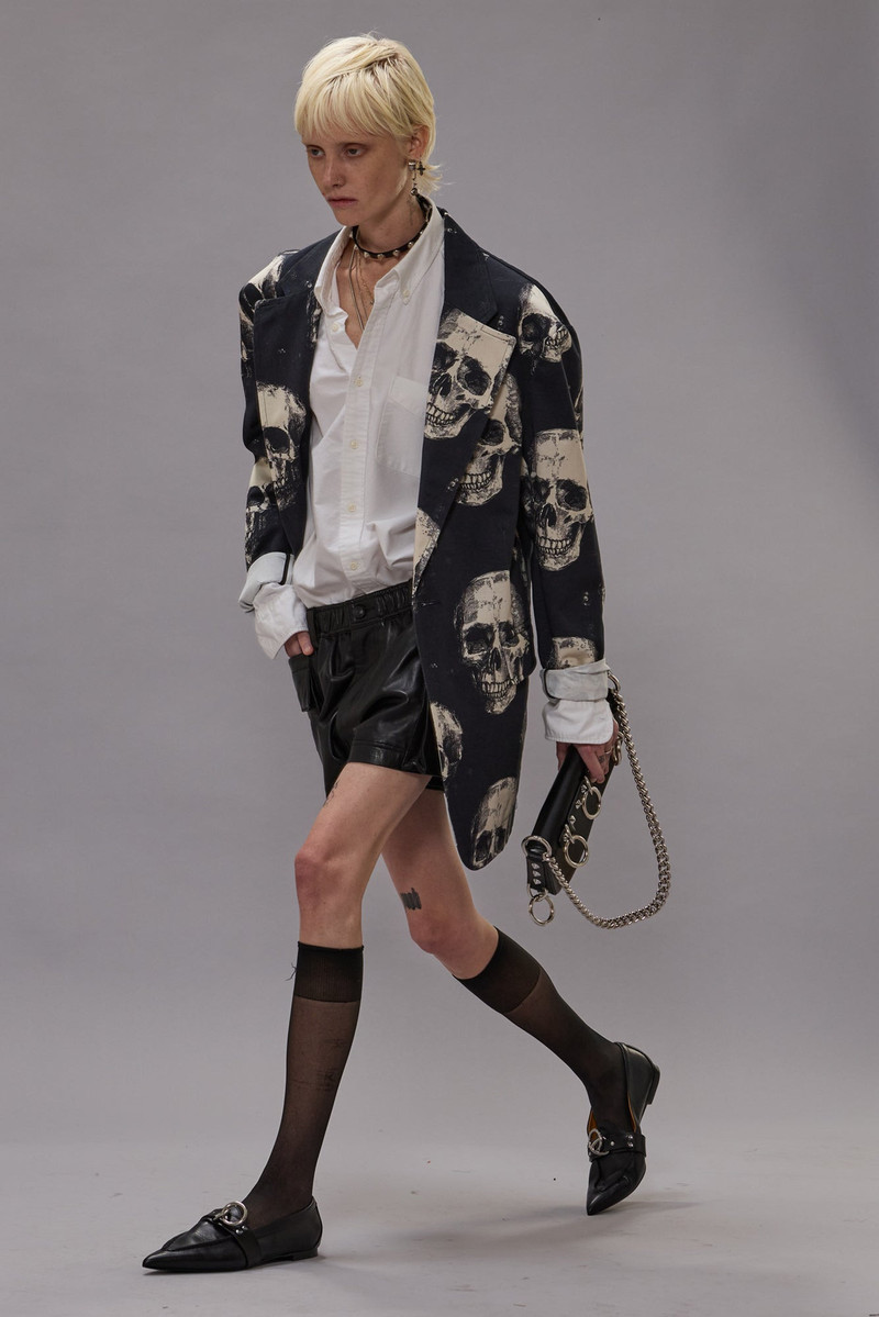 R13 OVERSIZED RAGGED BLAZER outlook
