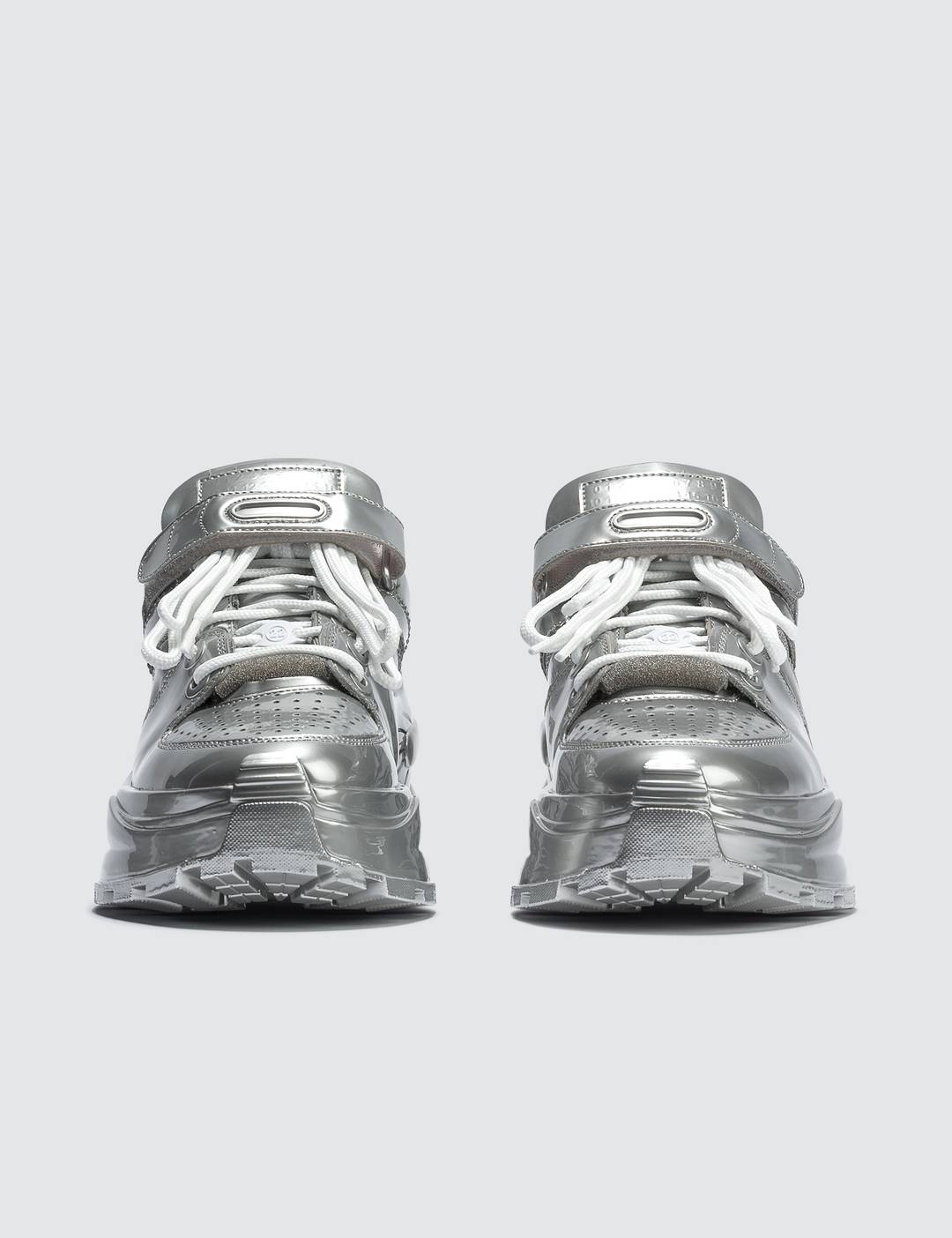 Retro Low Fit Metallic Sneakers - 2