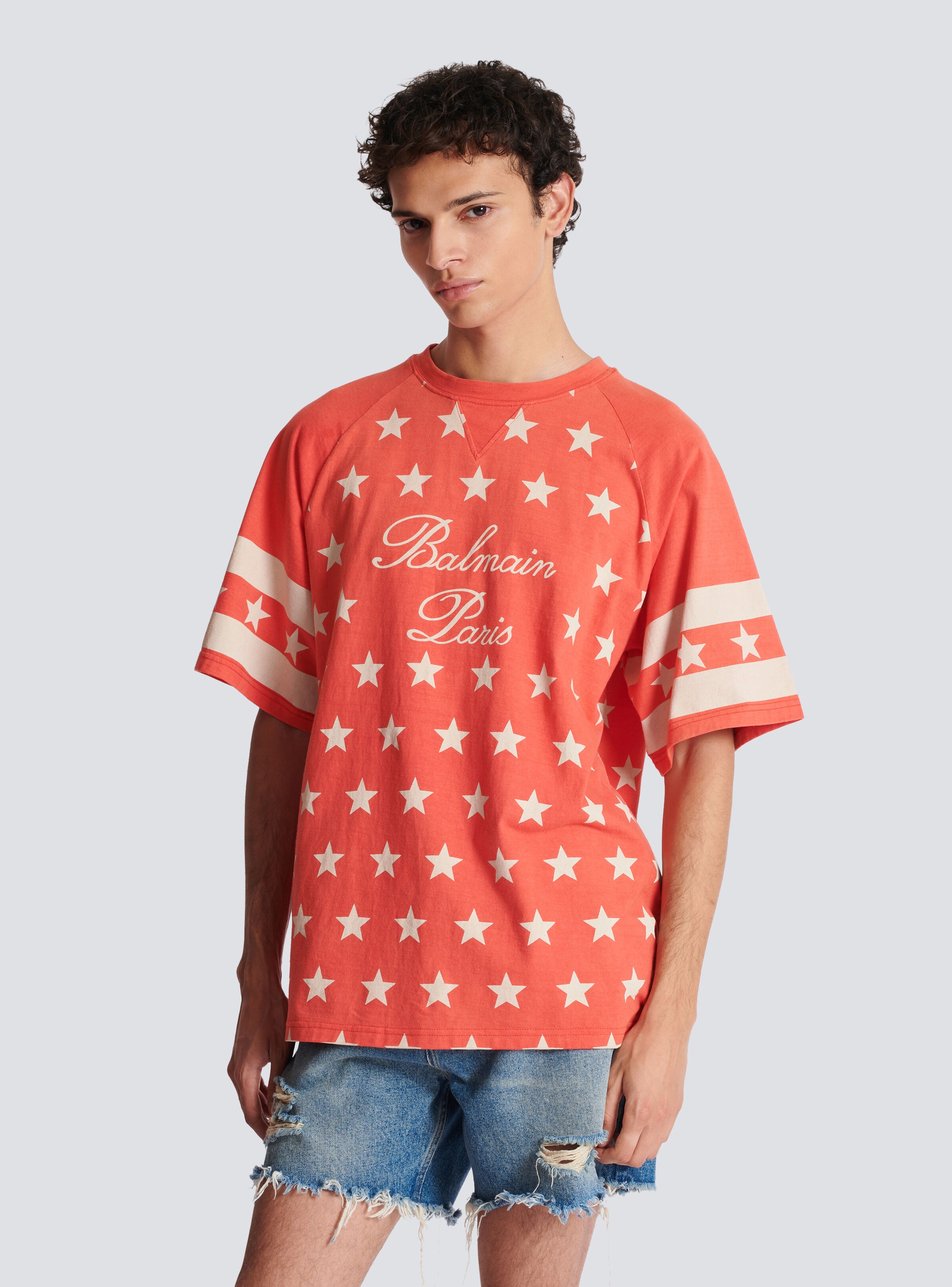 Balmain Signature Stars T-shirt - 6