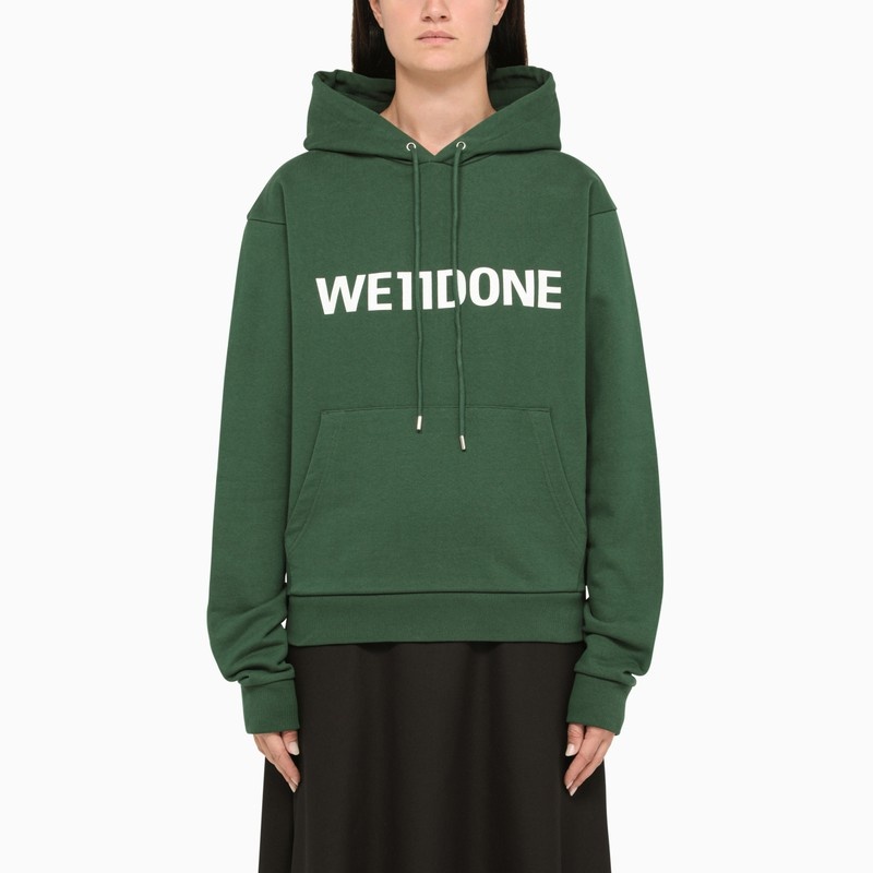 Green sweatshirt with logo - 1