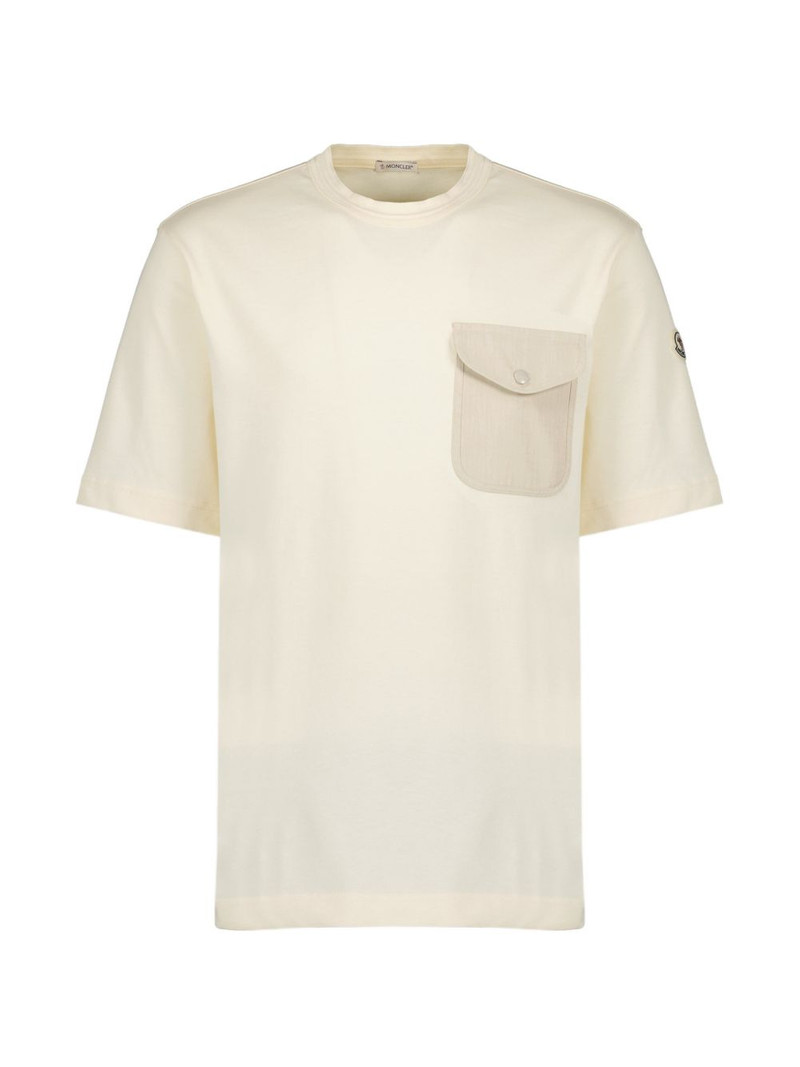 pocket-detail cotton T-shirt 1