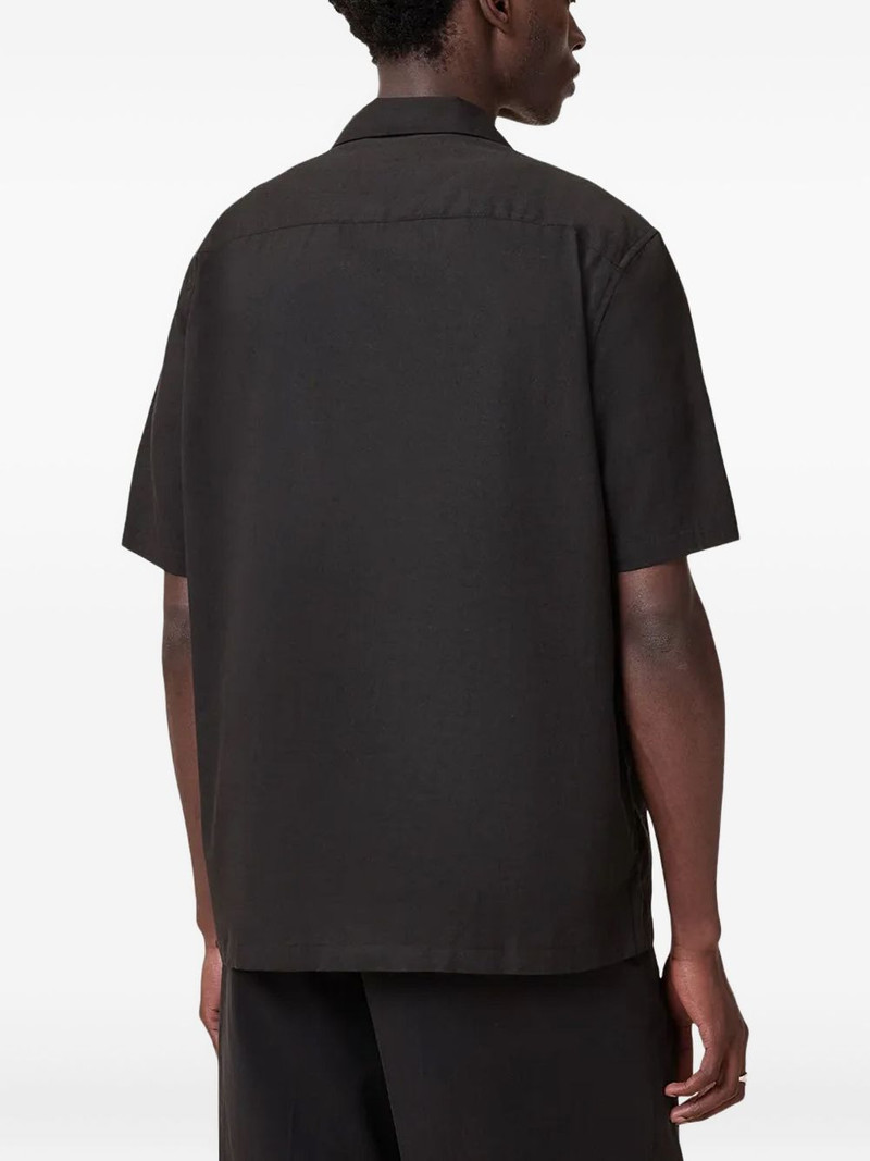 script embroidery short-sleeve shirt 3