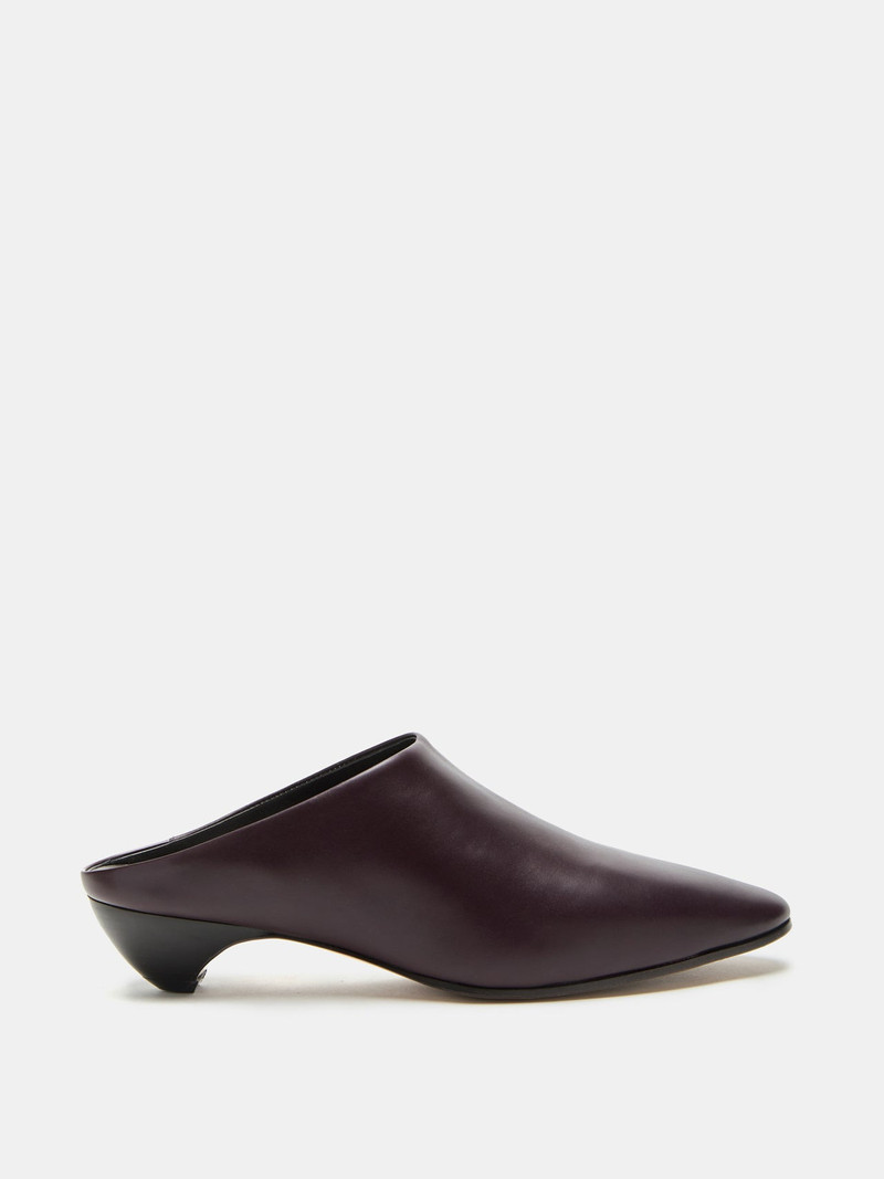 Allegra Mule / Plum Leather 1