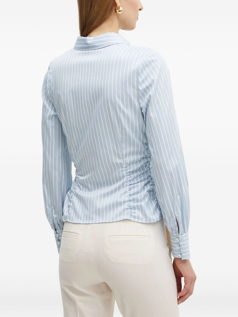 GUESS USA striped cinched-waist shirt outlook