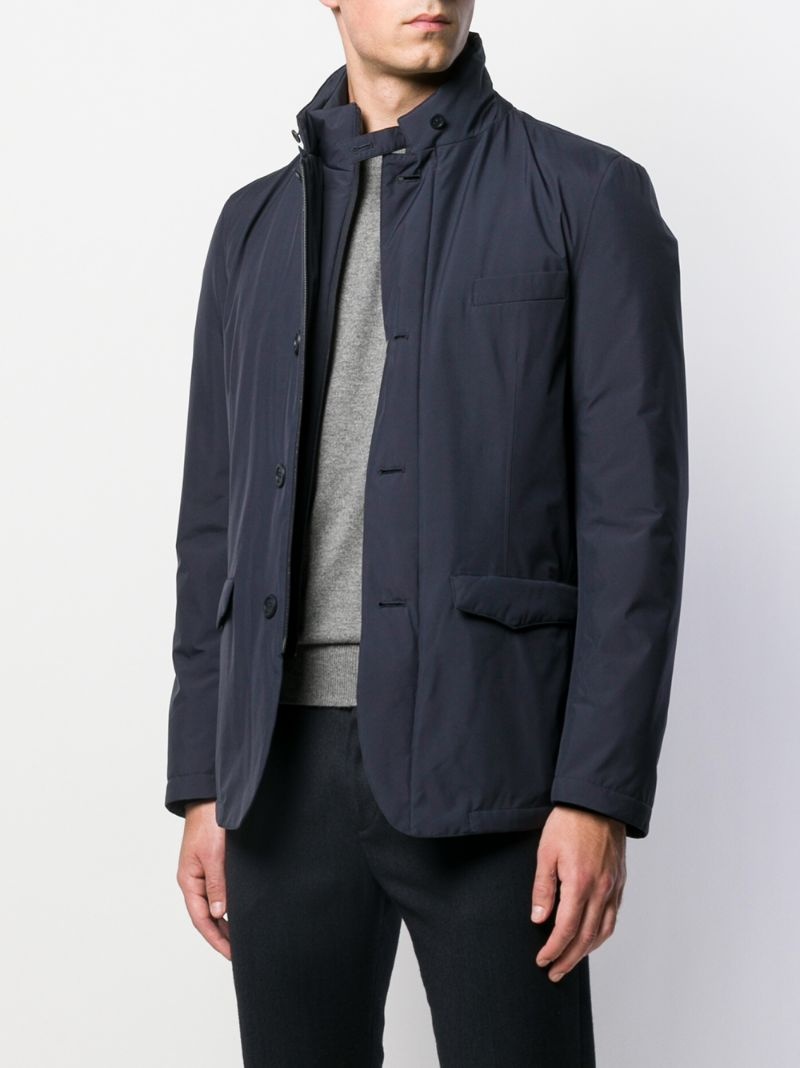 layered down jacket - 2