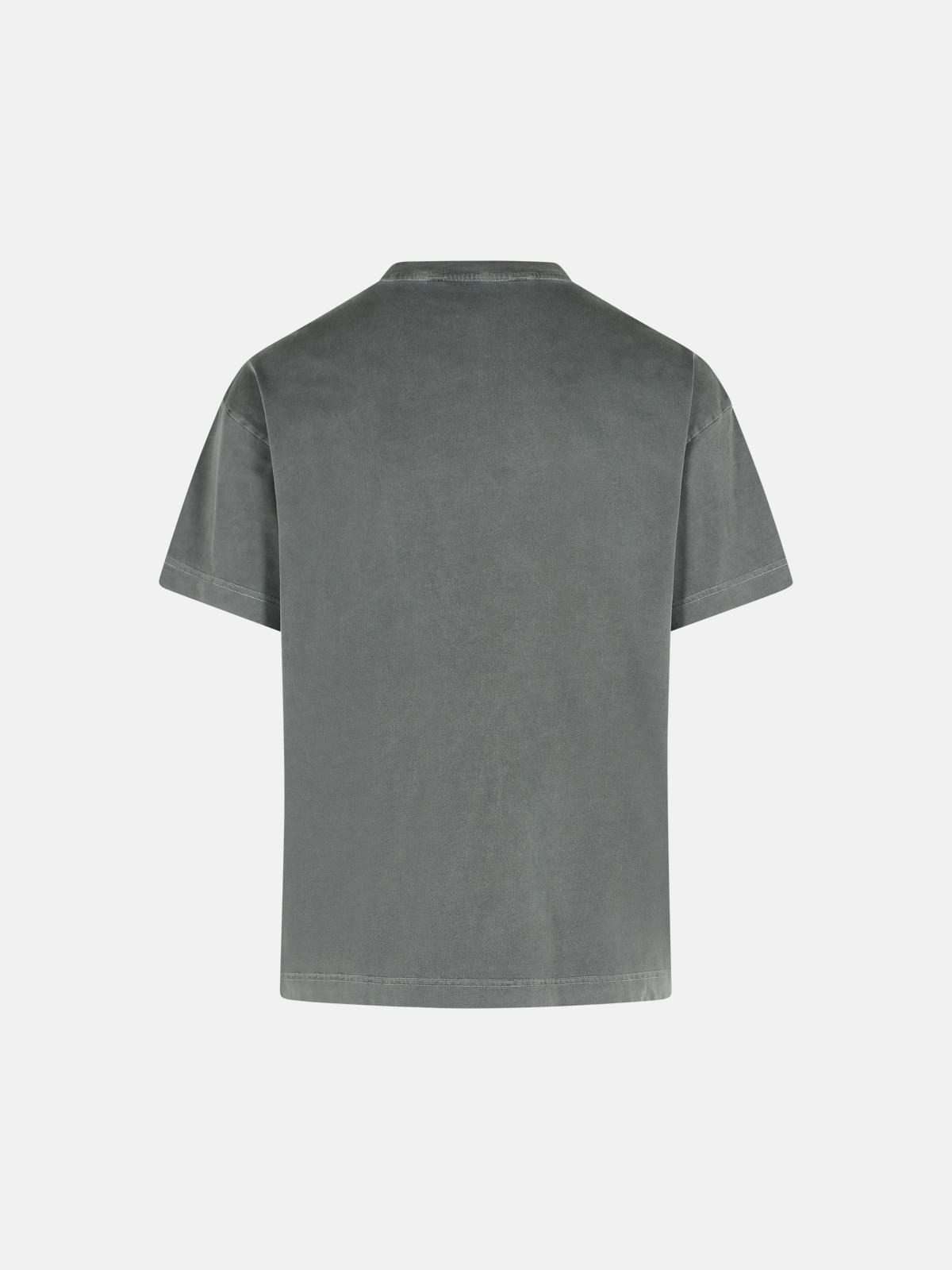 GRAY COTTON T-SHIRT - 3