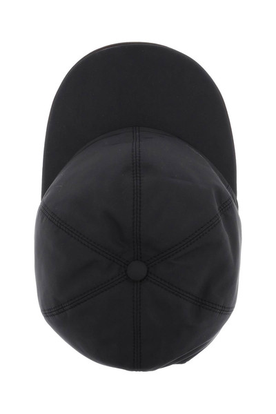 ZEGNA Baseball Cap With Leather Trim outlook