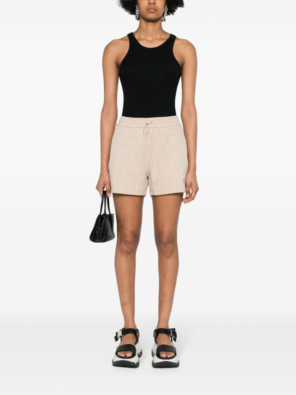 monogram jacquard shorts - 2