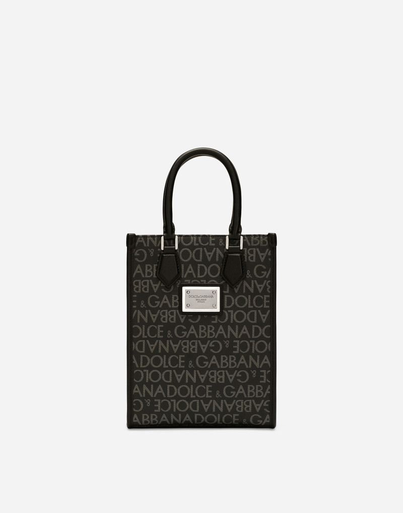 Small coated jacquard bag 1