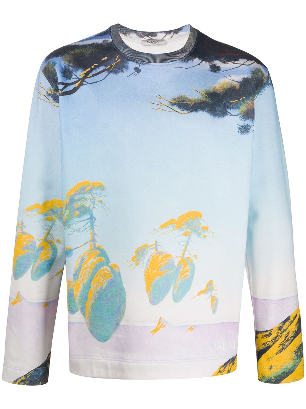 Floating Island print sweatshirt - 1