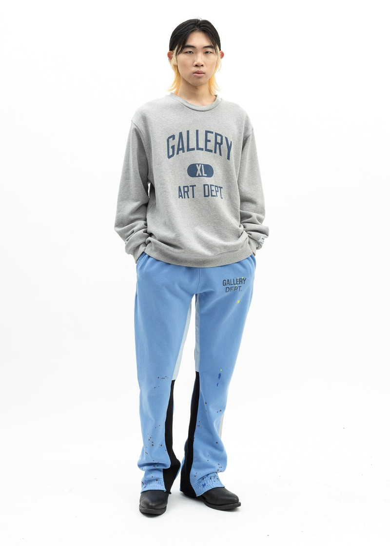 GALLERY DEPT. Gallery Dept Painted Flare Royal Blue Sweatpants outlook
