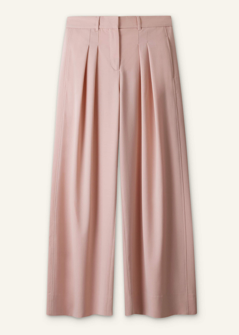 Pleat Wide-Leg Pant - 1