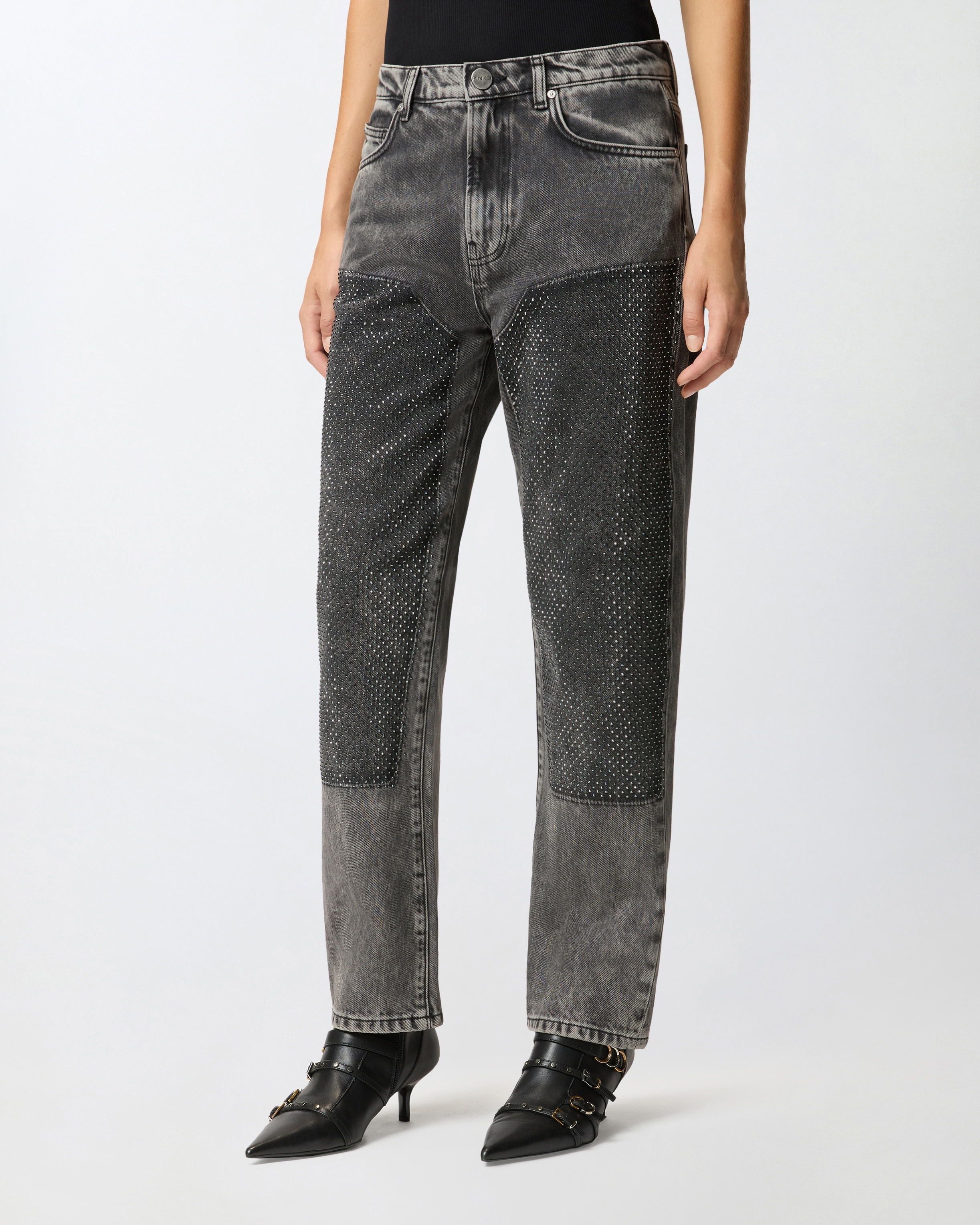 LOOSE-FIT JEANS WITH MINI STUDS - 3