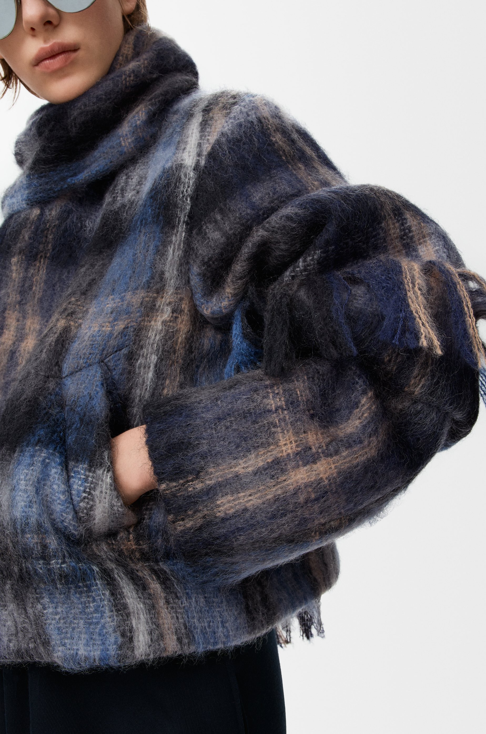 Jacket in mohair and wool blend - 5