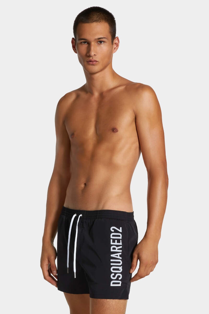 DSQUARED2 SIDE LOGO MIDI SWIM BOXER - 3